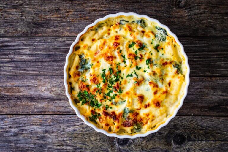 Sauerkraut Hotdish